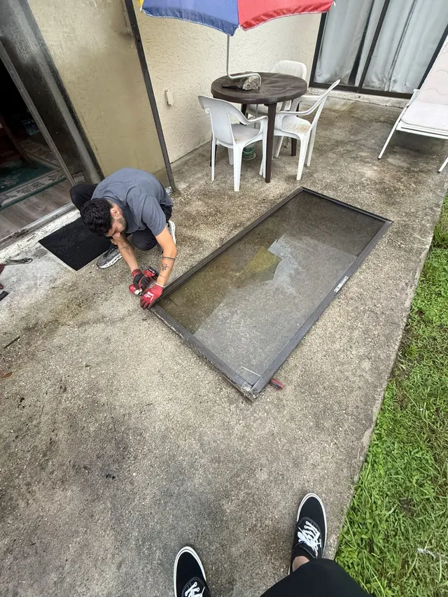 SmoothTrack PRO technician performing sliding door restoration in Florida