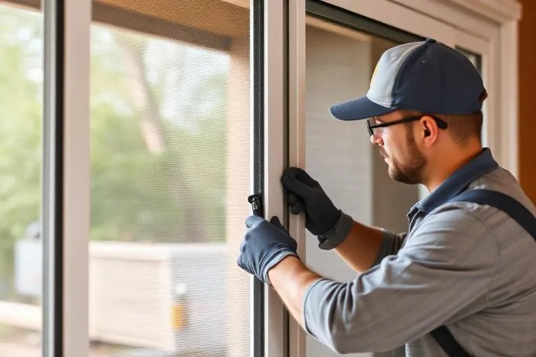 Sliding Screen Door & Window